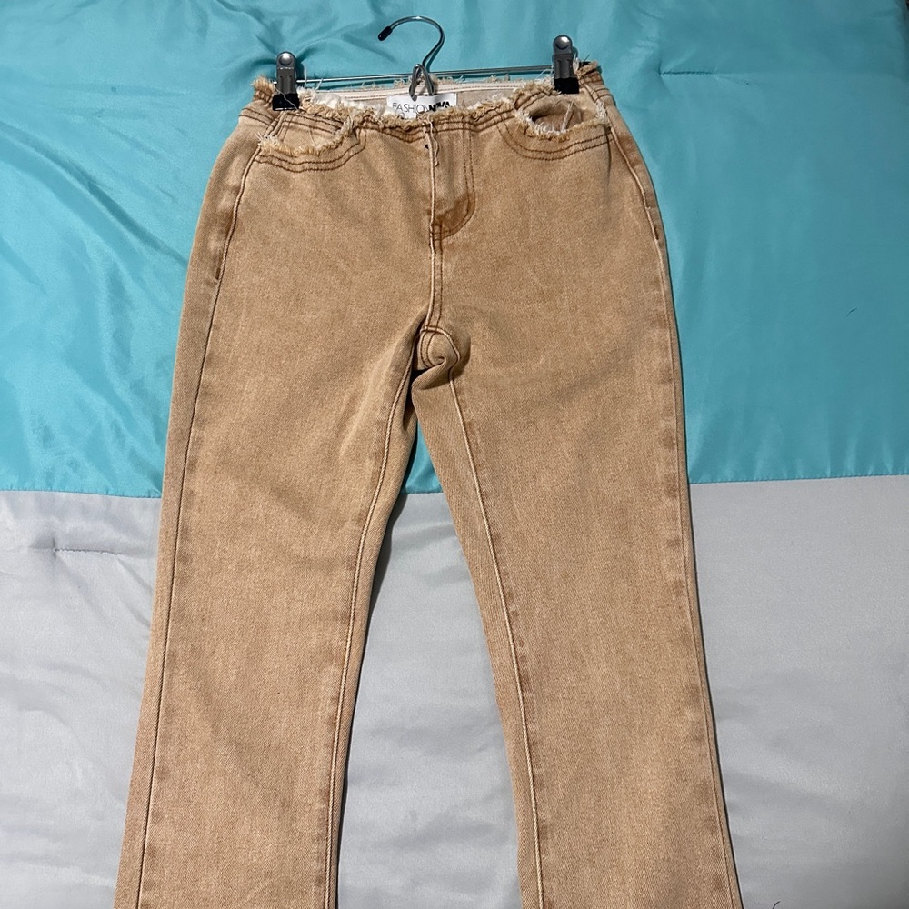 Women's Tan Jeans